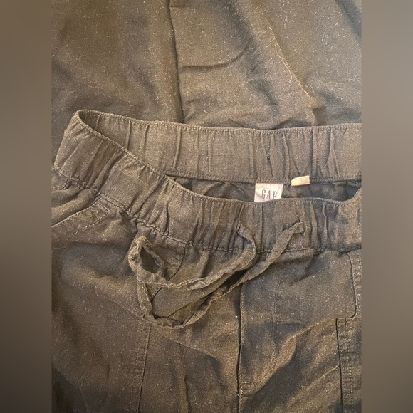 Gap Wide Leg Linen Pull-On Pant - Picture 3 of 6